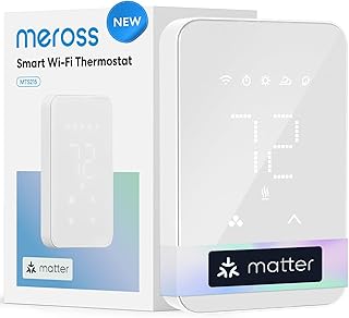 Meross MTS215 Matter Smart Thermostat for Electric Baseboard Heater
