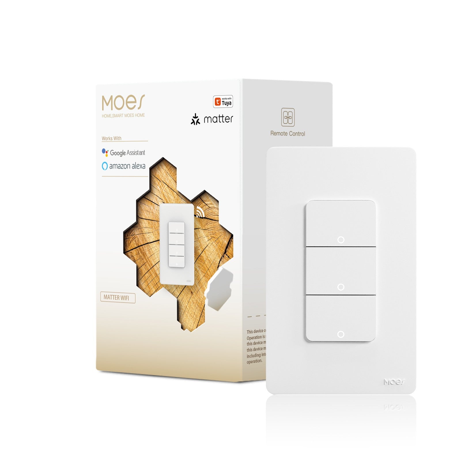 MOES Matter WiFi Smart Light Button Switch