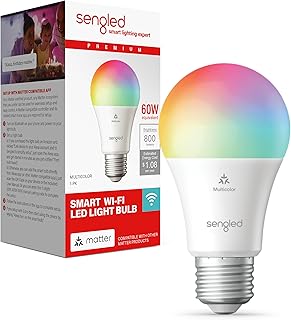 Sengled LED Smart Light Bulb (A19), Multicolor