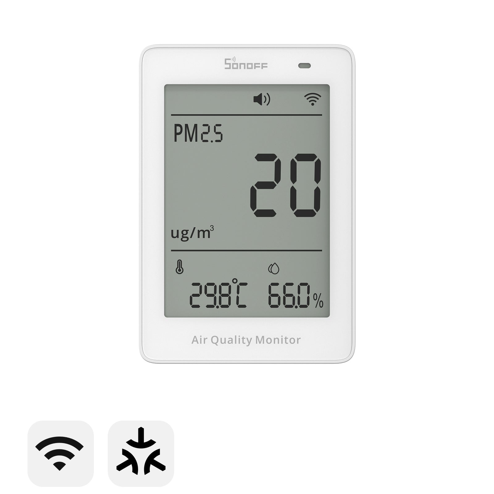 SONOFF AirGuard PM2.5/PM10 Matter Air Quality Monitor